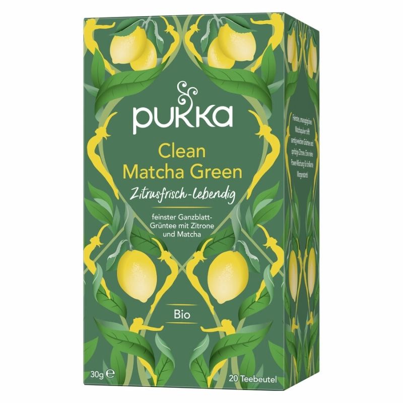 Pukka - Bio Kräutertee Clean Matcha Green 20 St