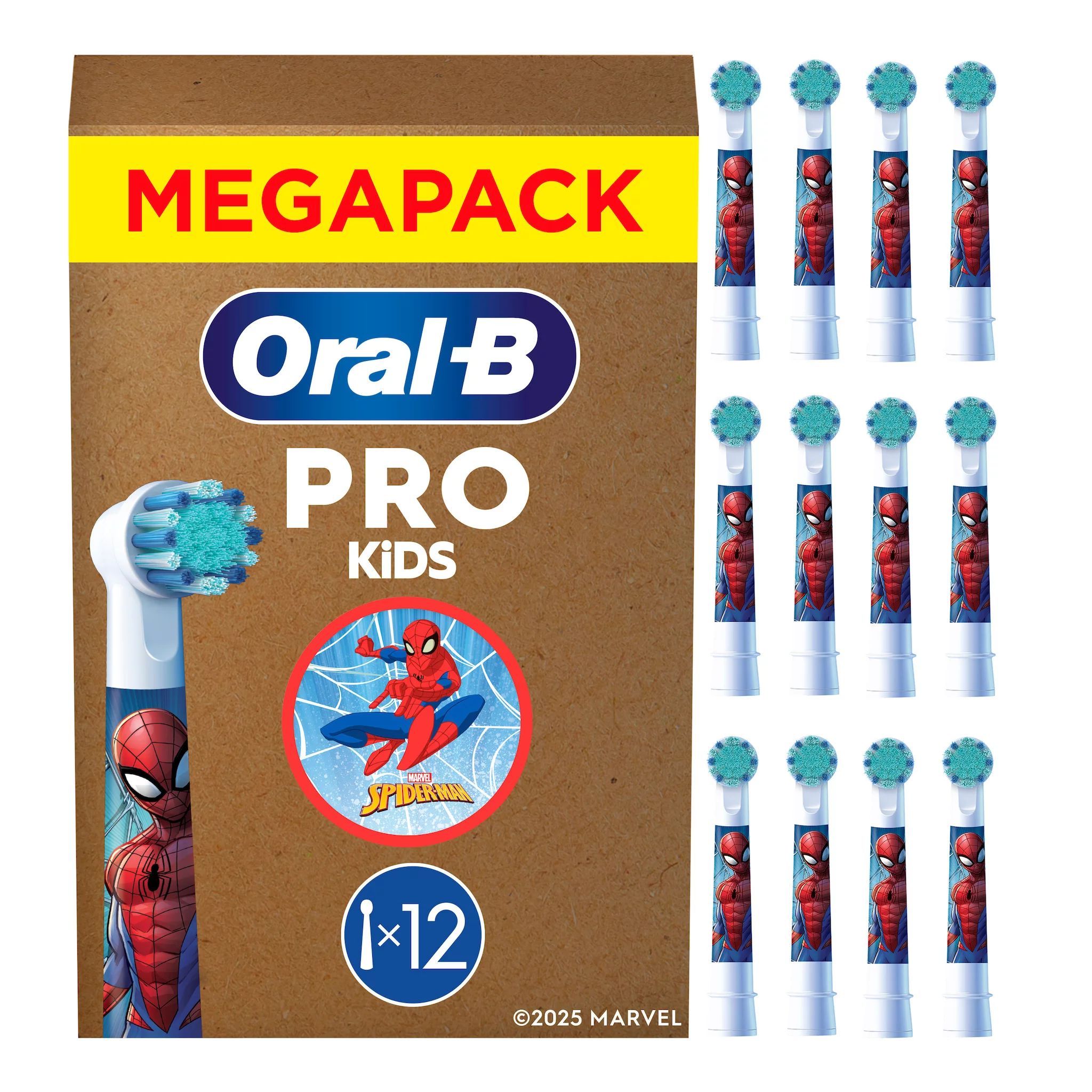 Oral-B Aufsteckbürsten Kids Spiderman FFU 12 St