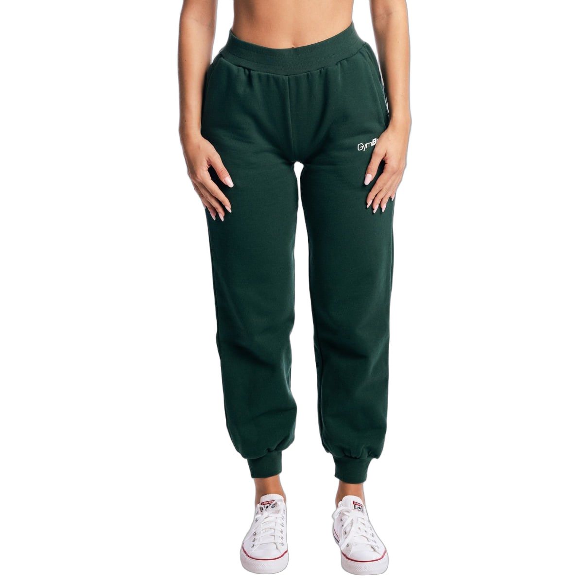 GymBeam Jogginghose Damen oversized mit Taschen in Forest 1 St
