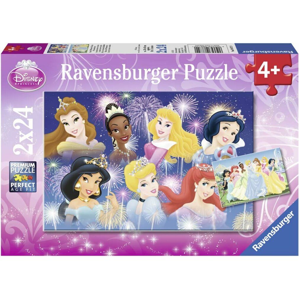 ravensburger Schöne Prinzessinnen Puzzle 2x24 Teile