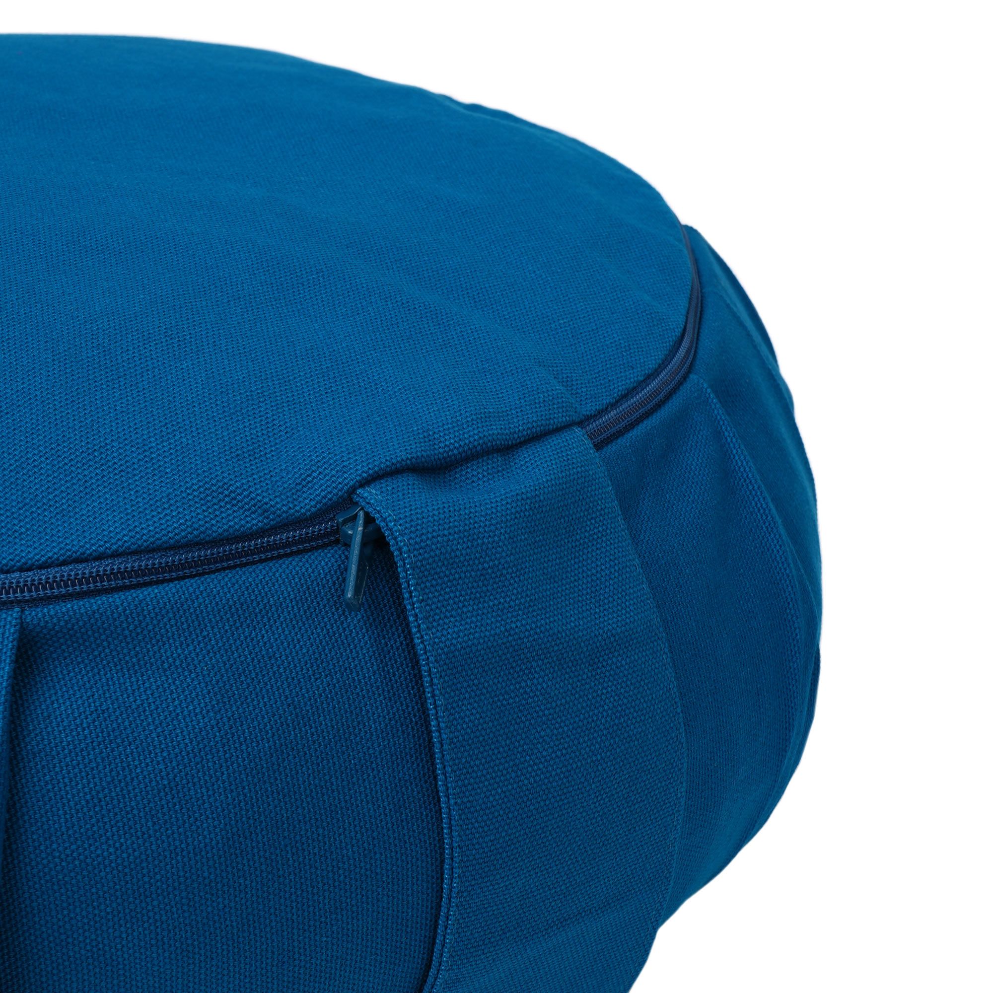 yogabox Meditationskissen / Yogakissen Zafu BASIC mit ZIP - petrol - 31 x 31 x 15,0 cm