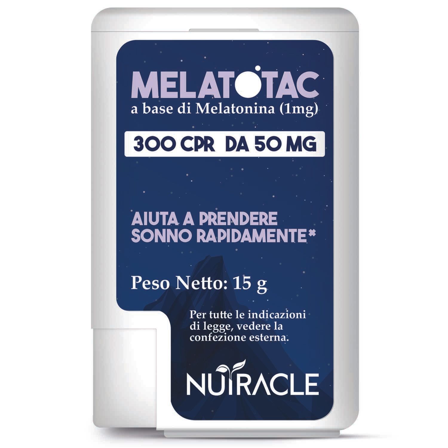 Nutracle Melatonina Pura 300 compresse