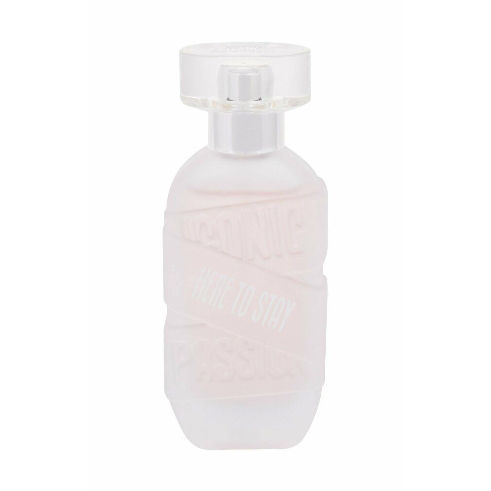 Naomi Campbell Here To Stay Eau de Parfum Flakon mit transparentem Verschluss.
