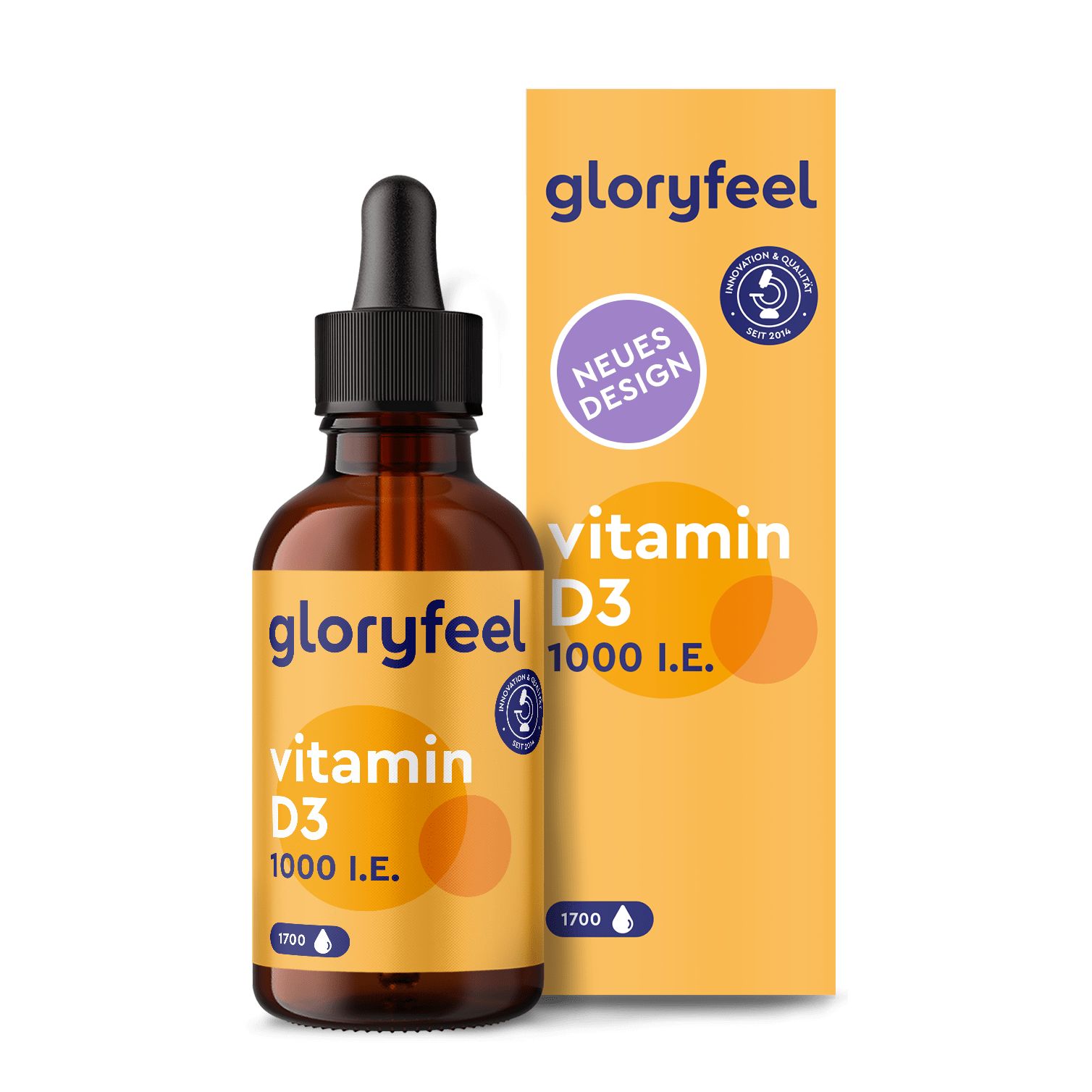 gloryfeel® Vitamin D3 1.000 I.e. Tropfen 50 ml zum Einnehmen