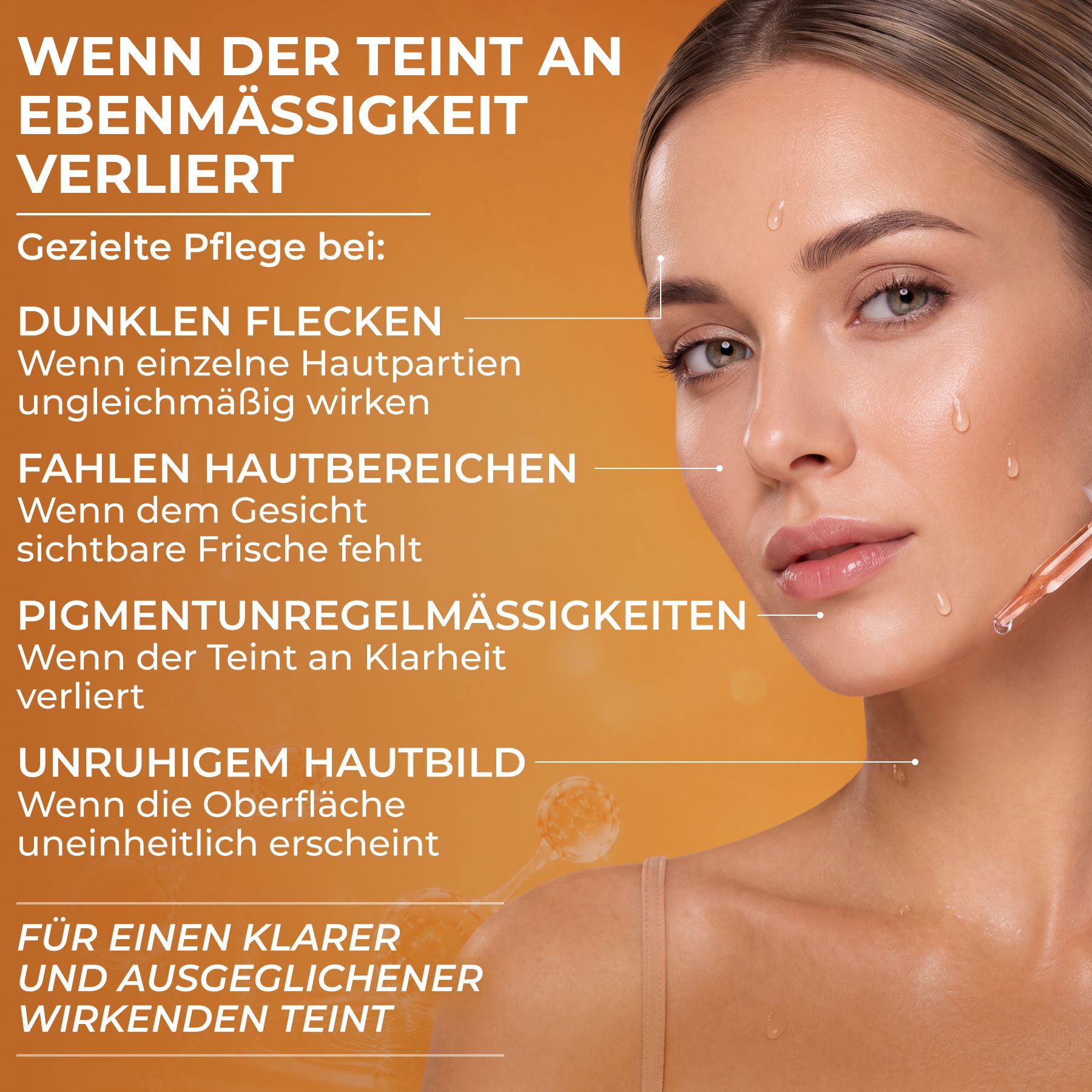 P-beauty Gesichtsserum mit Peptide Hyaluronsäure Retinol Vitamin C E