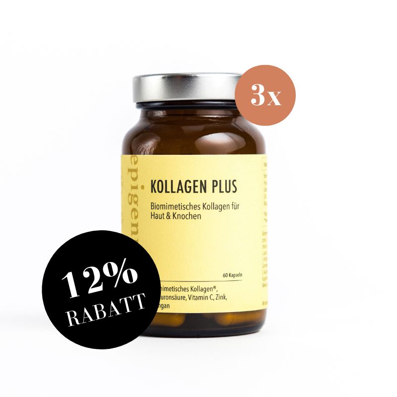 epigenics® Kollagen Plus - Biomimetisches | 3 Monate 180 St Hartkapseln