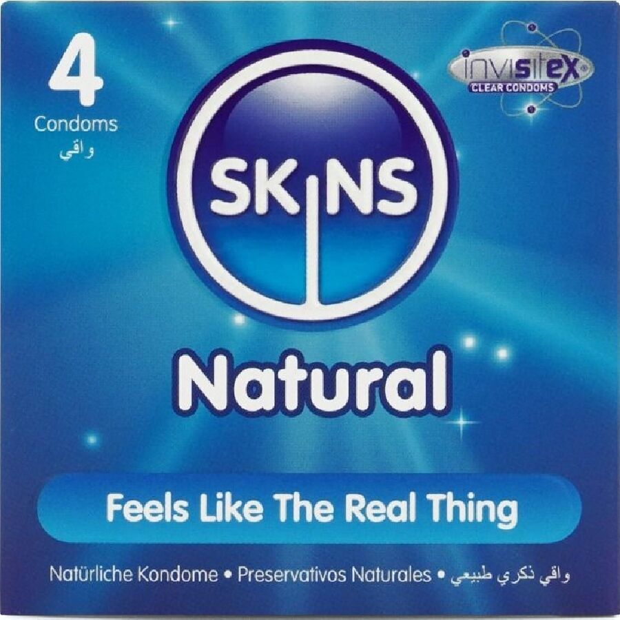 Skins - Natürliche Premium-Kondome 4 St