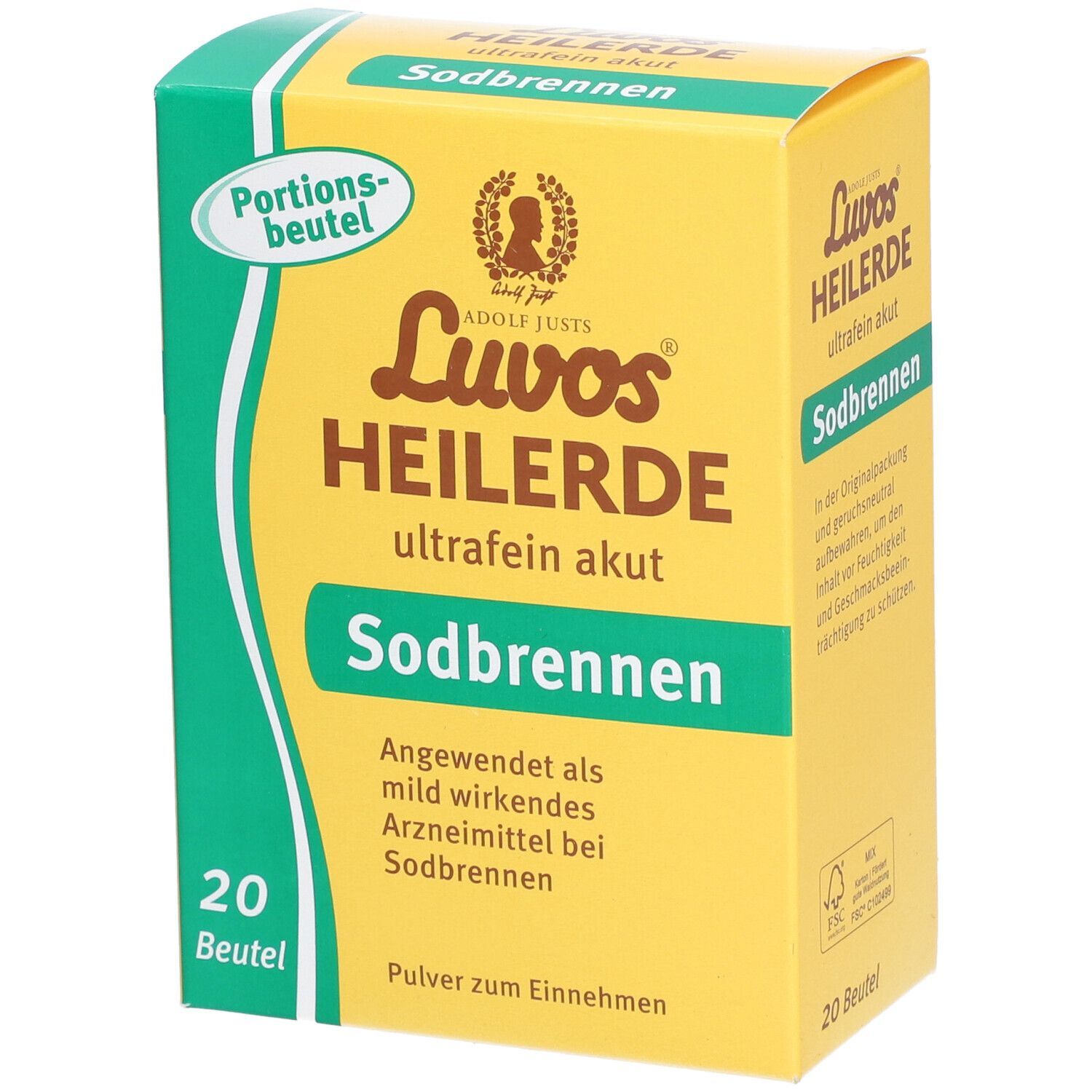 Luvos Heilerde ultrafein akut Sodbrennen Pulv.Btl. 20x6,5 g Pulver