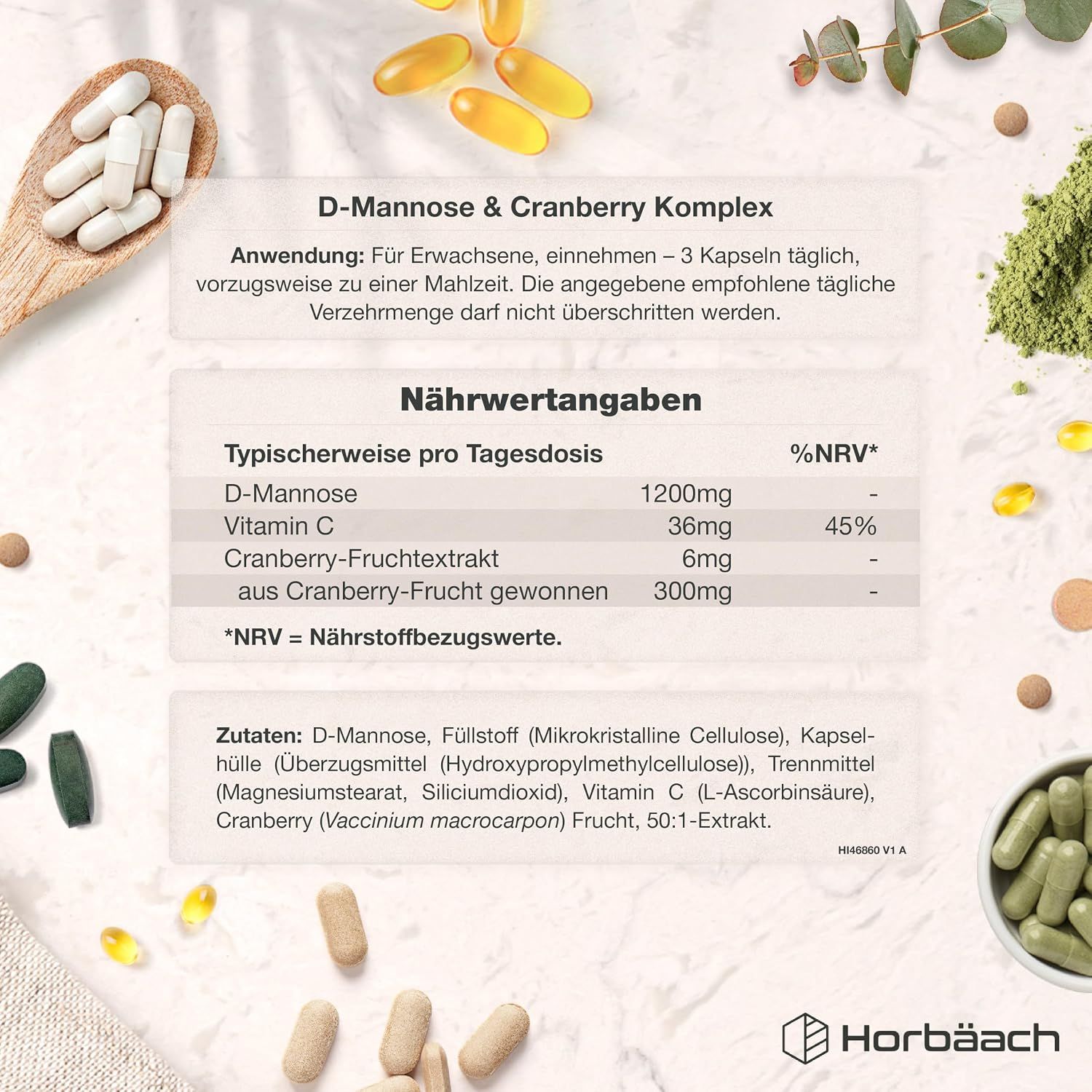 Horbäach D-Mannose-Cranberry-Komplex