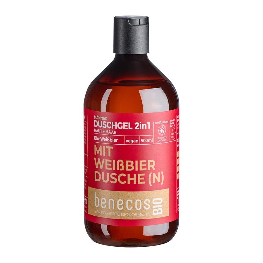 benecosBIO Duschgel 2in1 (Körper und Haare) BIO-Weißbier