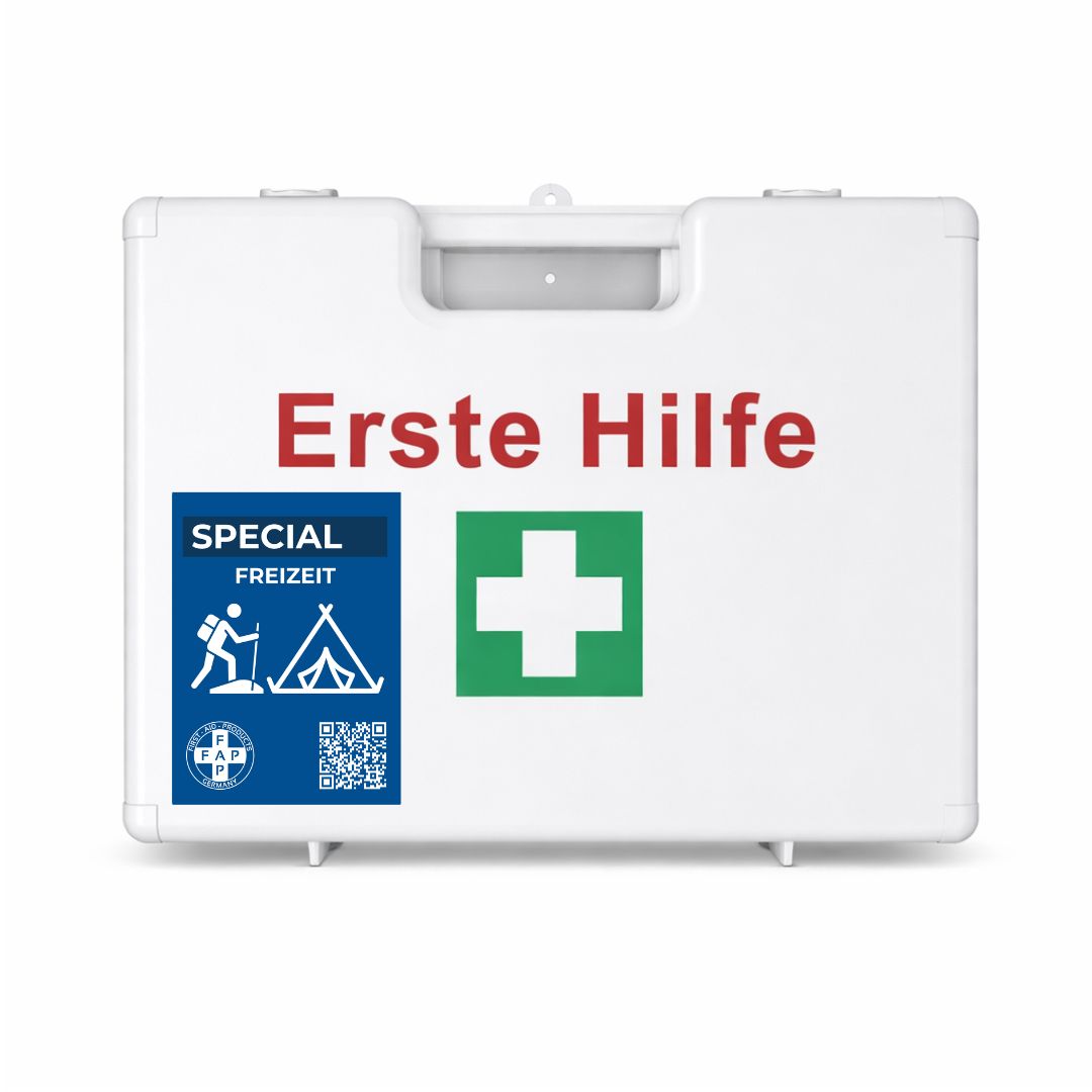 FAP First Aid Products Erste-Hilfe-Koffer Freizeit DIN 13157 - weiß 1 St