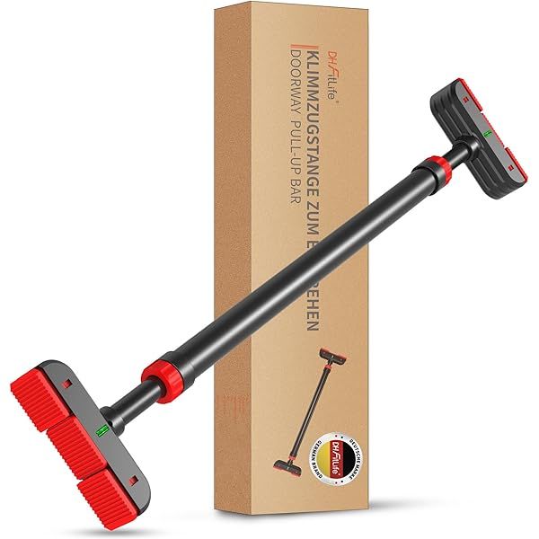DH FitLife Klimmzugstange für Türrahmen ohne Schrauben