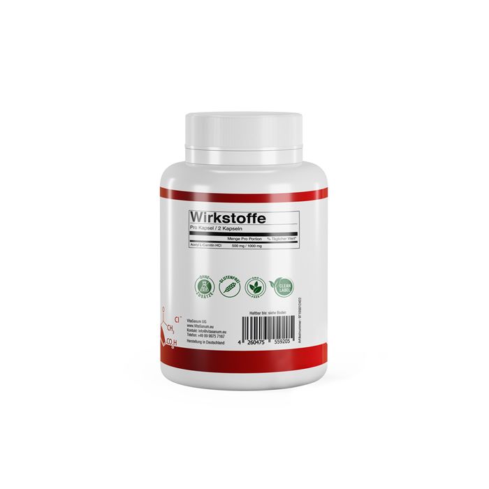 VitaSanum®- Alcar (Acetyl L-Carnitin HCl) 100 St Kapseln