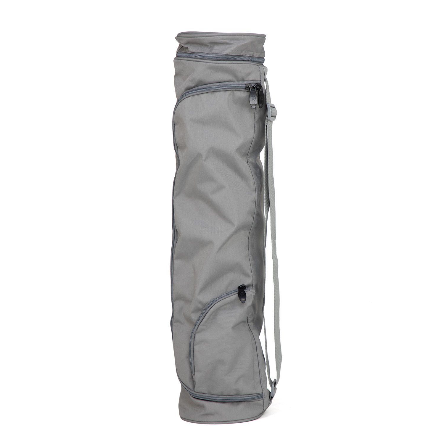 Yogamatten Tasche Asana Bag 60 schiefer-grau, Polyester bestickt 904-Sg