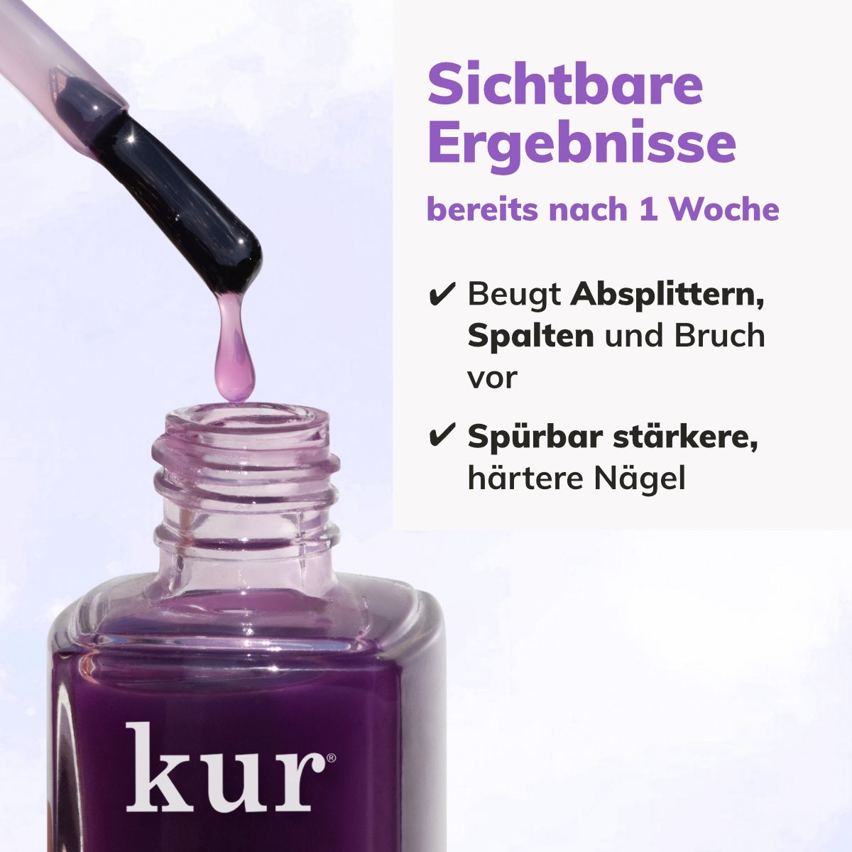 LONDONTOWN Kur Sheer Strength Nail Blush Concord stärkender Nagellack