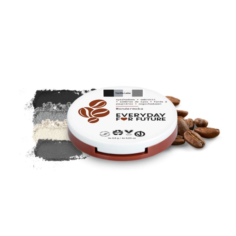 Everyday For Future - Quad Ombretti con Olio di Caffè - Vanilla Latte