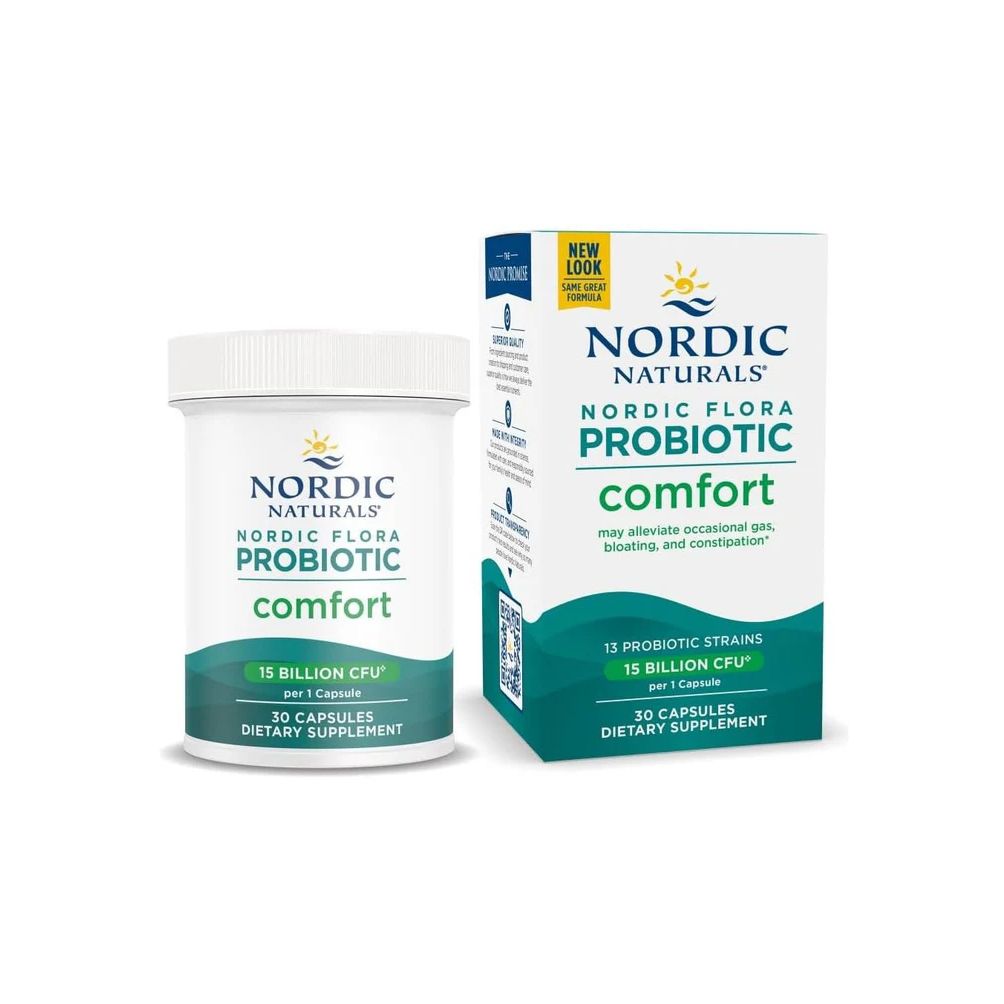 Nordic Naturals Flora Probiotic Comfort, 15 Milliarden KBE 30 St