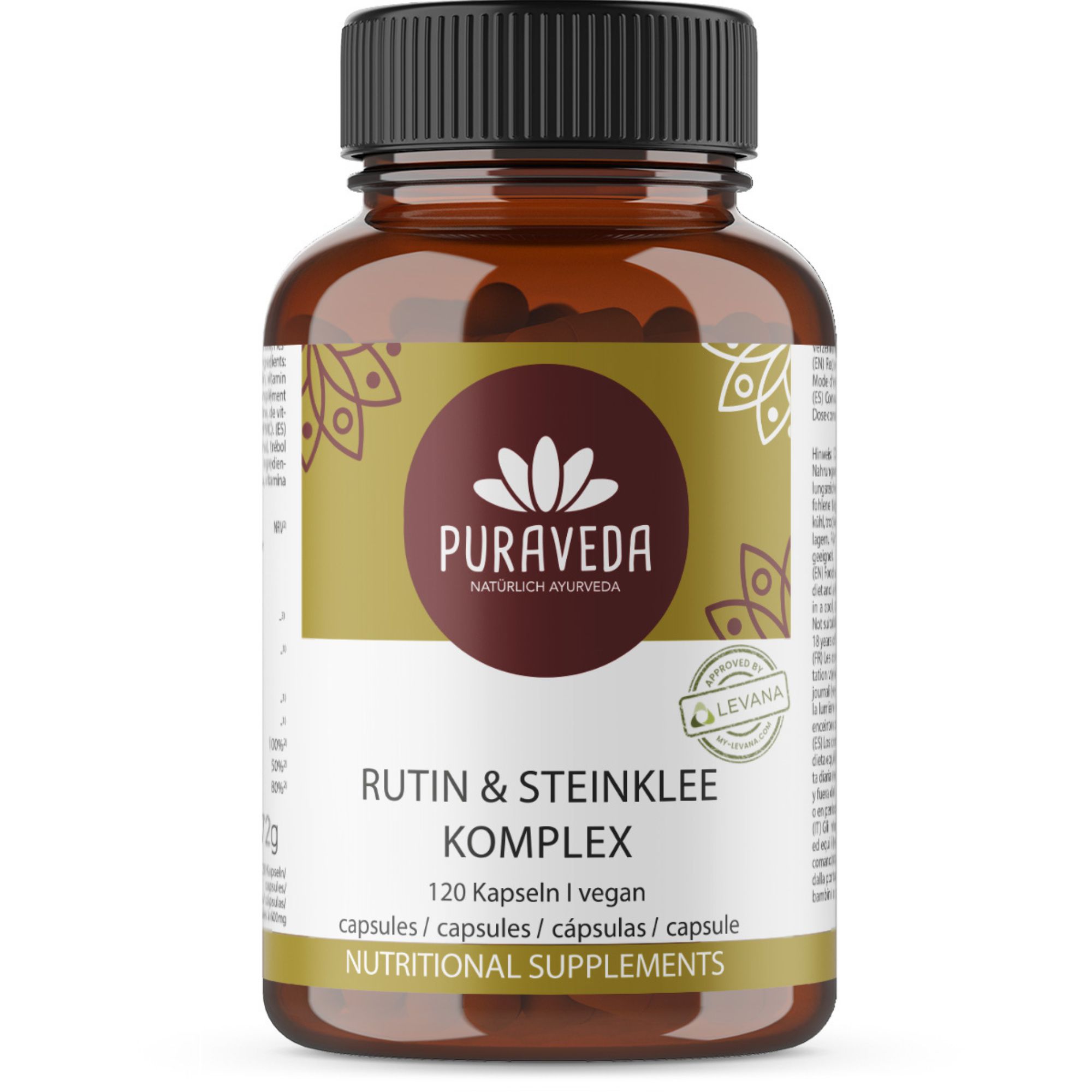 Puraveda Rutin & Steinklee Komplex Kapseln 72 g