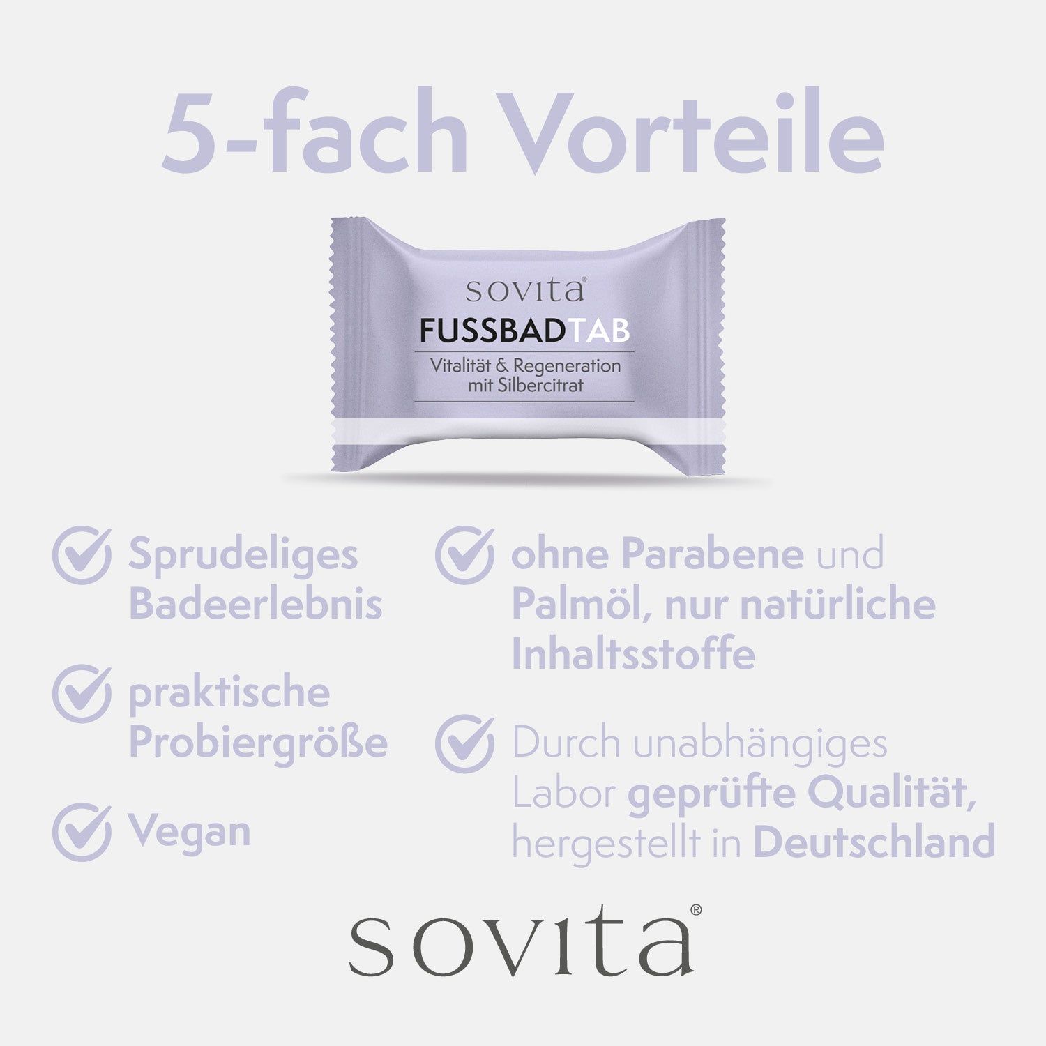 sovita Fußbadtab "Vitalität & Regeneration"