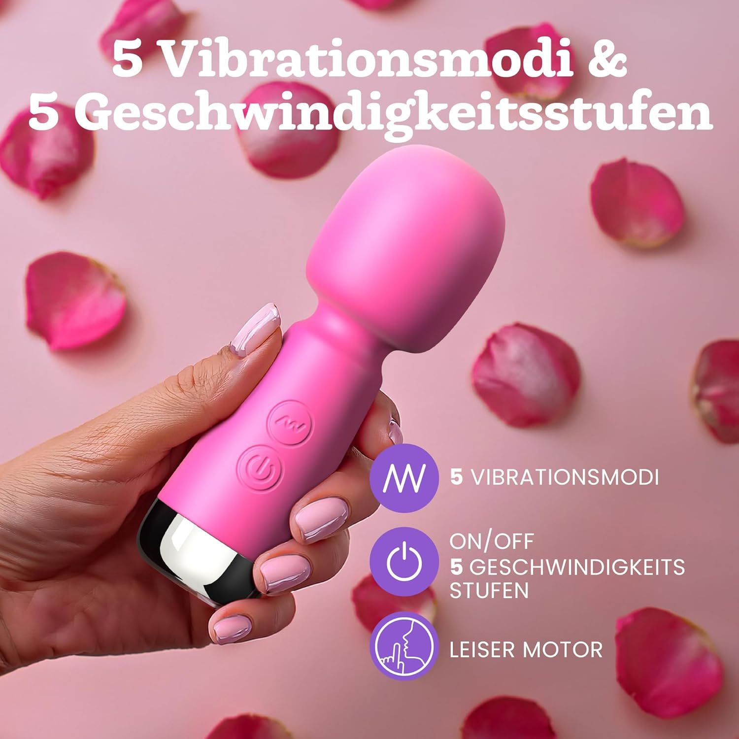 Oliver James Mini Vibrator Rosa