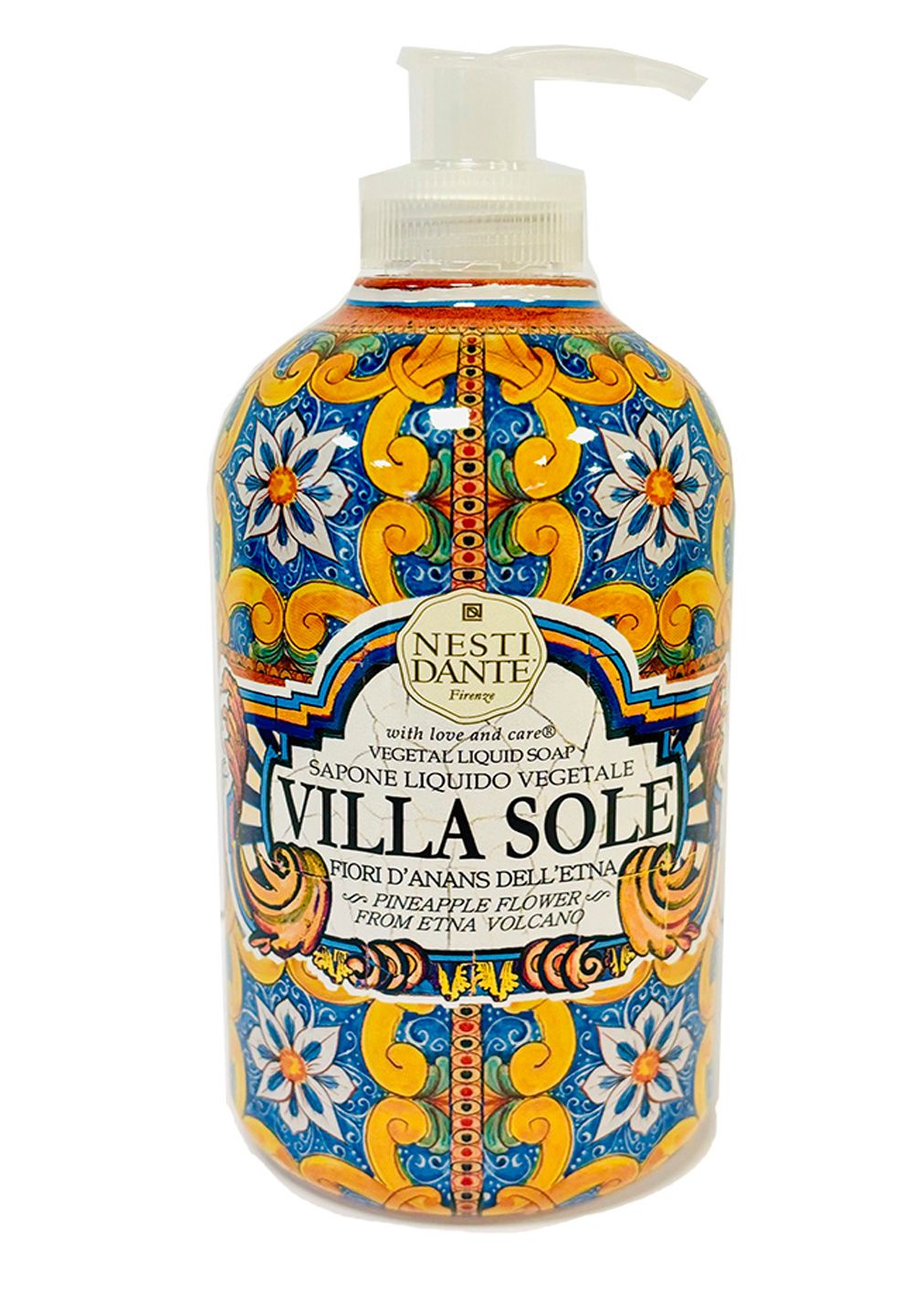 Villa Sole Fiori D' Ananas Dell'Etna Liquit Soap