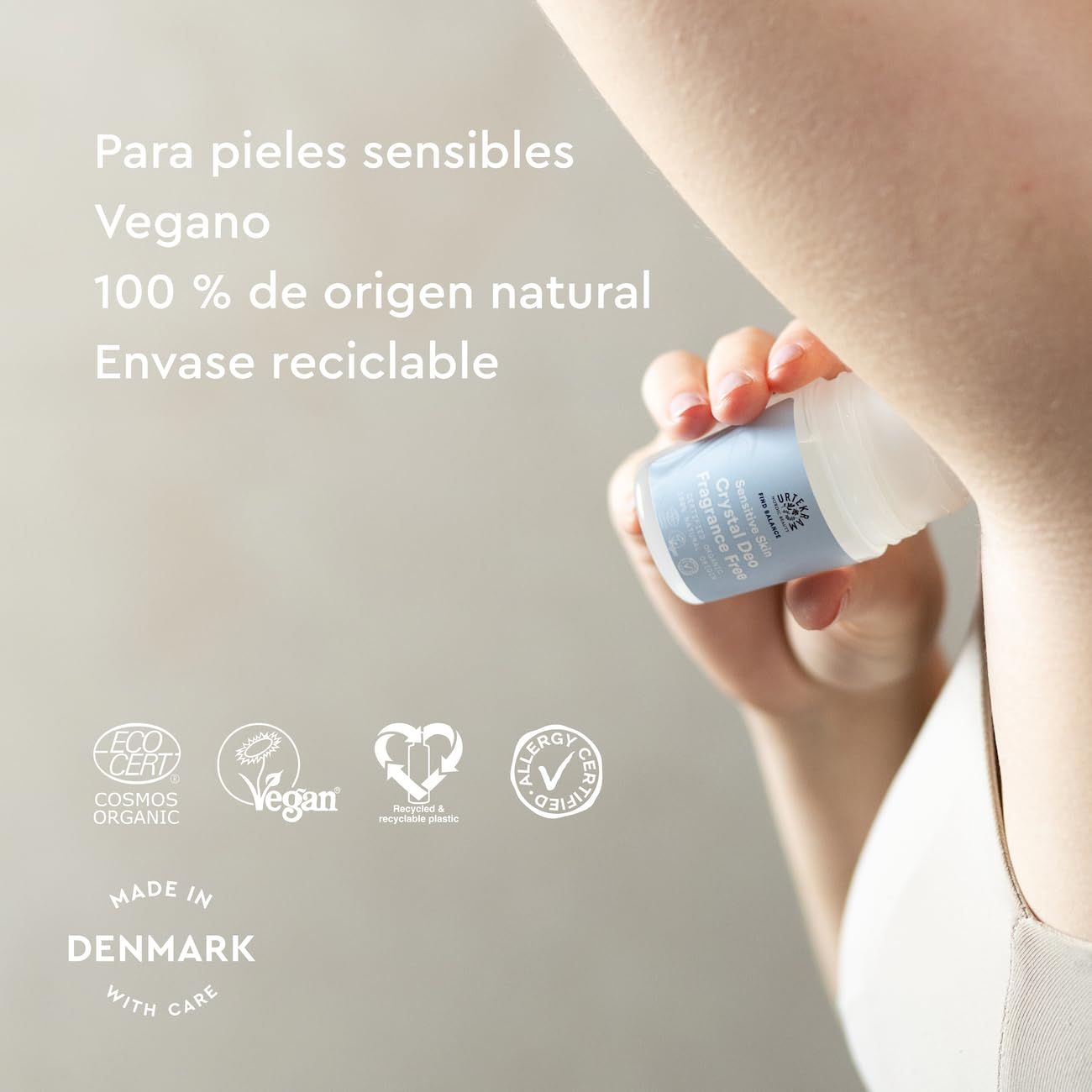 Urtekram Fragrance Free Deo Roll On Bio