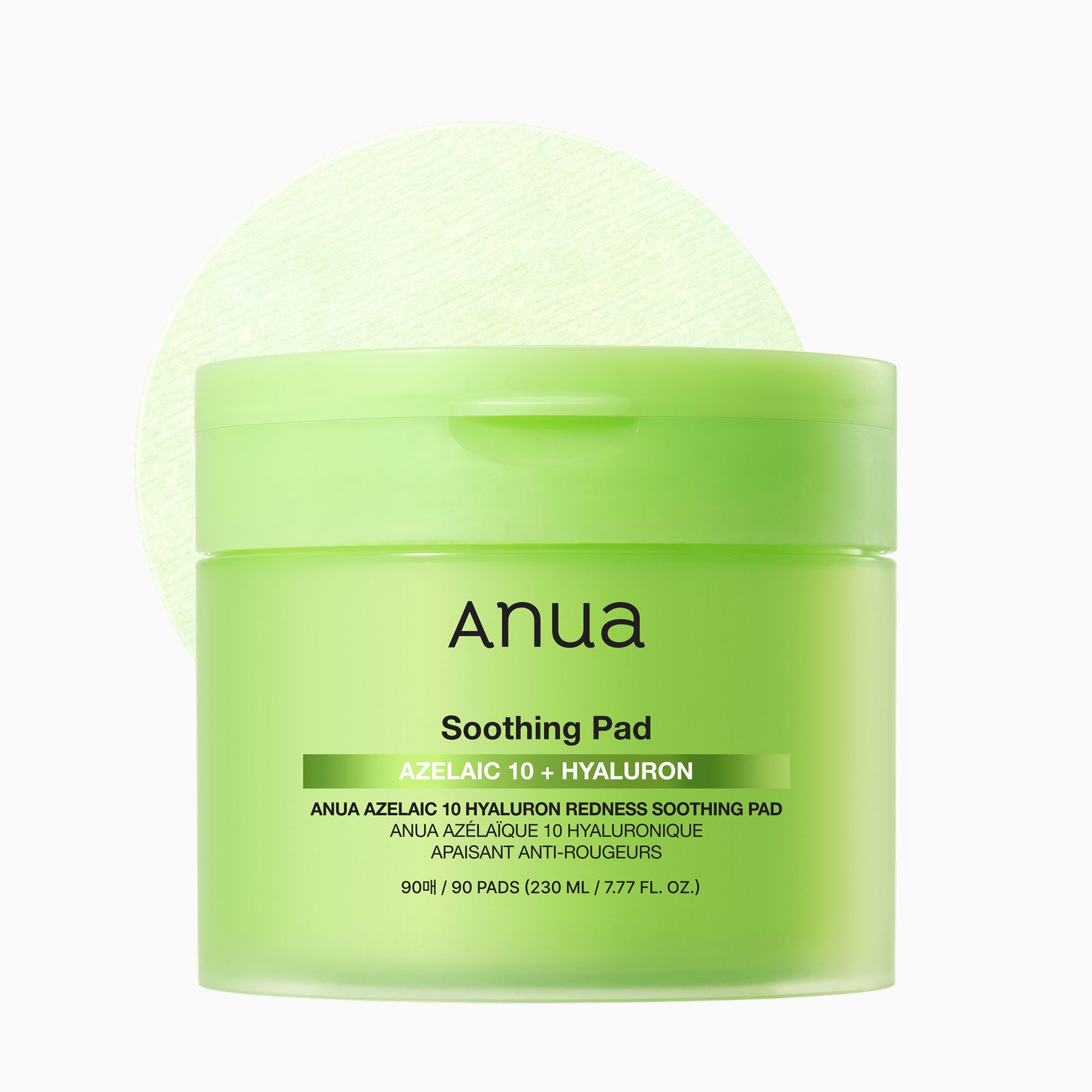 Anua Azelaic 10 Hyaluron Redness Soothing PAD 230ml (90Ea) 230 ml Pads
