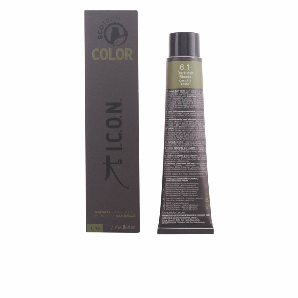 ecotech color colore naturale #6.1 biondo scuro cenere