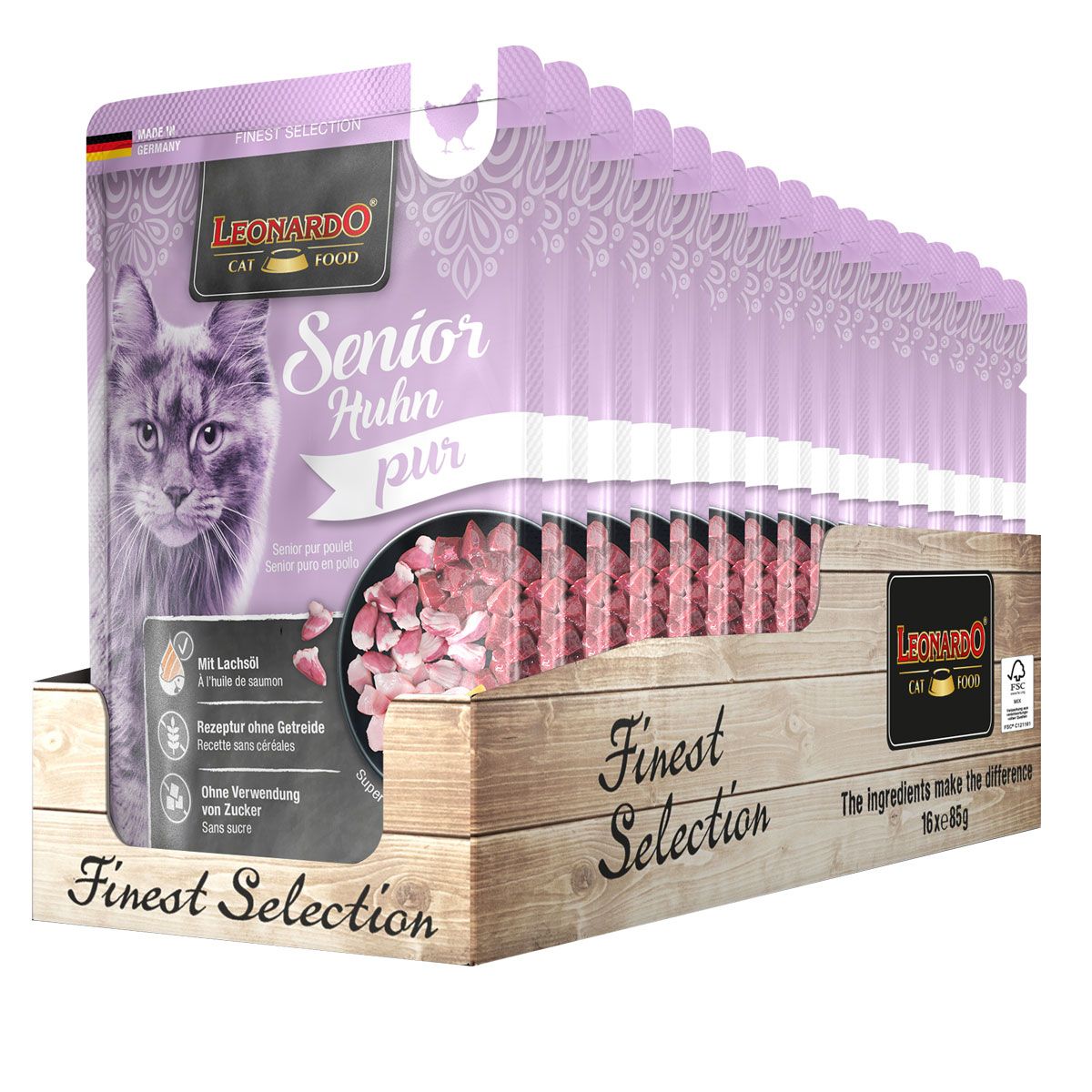 Leonardo Finest Selection Senior Huhn pur 1,36 kg
