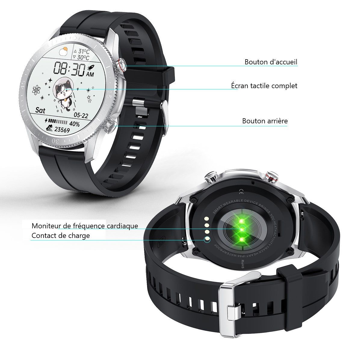 Platyne Multifunktionale Smartwatch