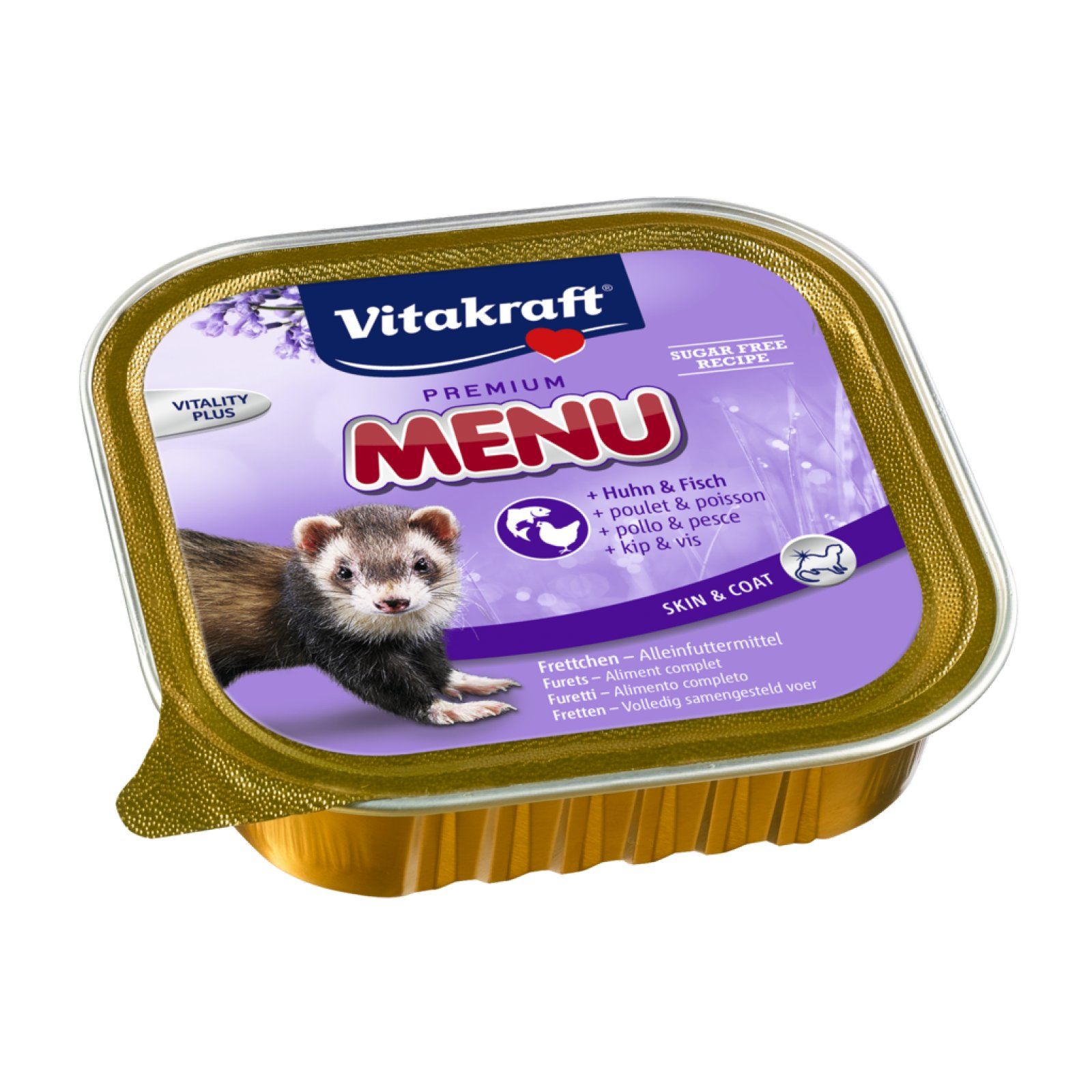 Vitakraft Premium Menü, Nassfutter für Frettchen
