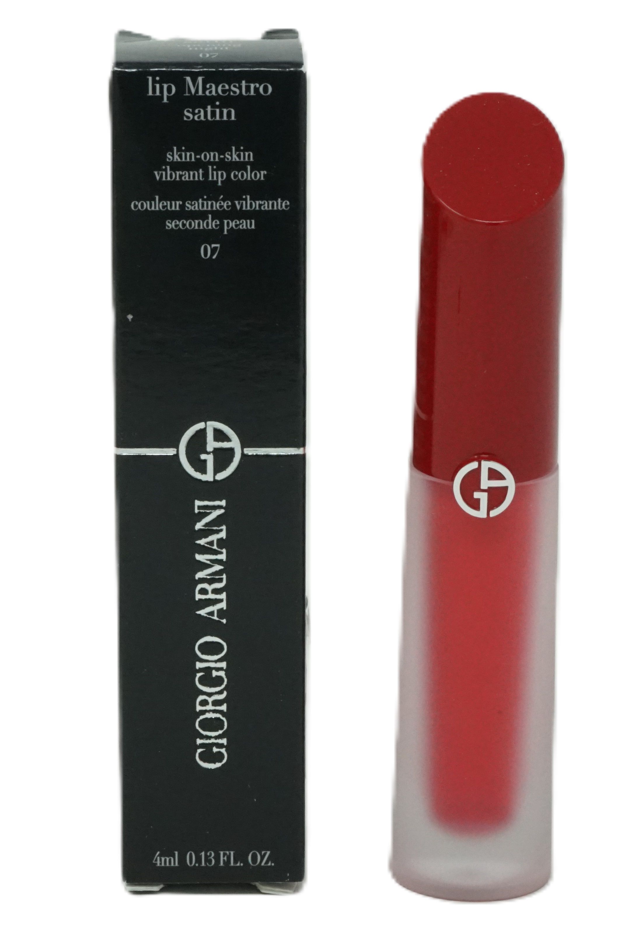 Giorgio Armani Lip Maestro satin vibrant lip color opening night 07 4 l Lippenstift