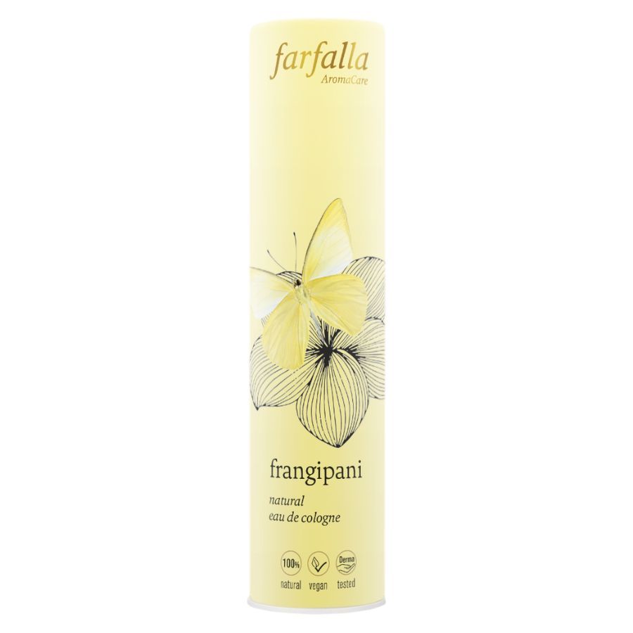 Farfalla frangipani, natural eau de cologne Bio