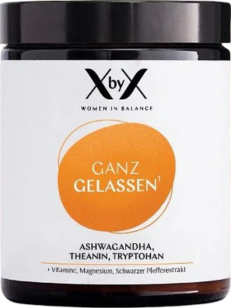 XbyX® Ganz Gelassen - für Gelassenheit & mentale Balance - Ashwagandha, Theanin & Tryptophan