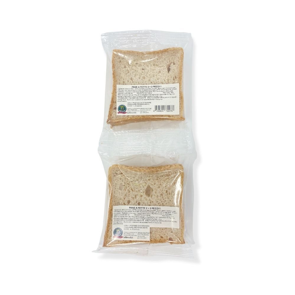 Pane a fette 2+2 Senza glutine - Belli Freschi