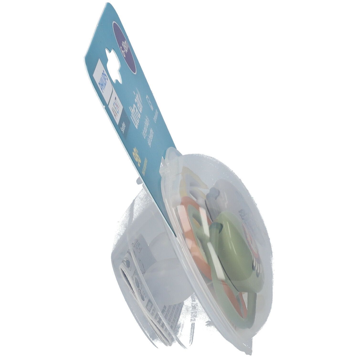 PHILIPS Avent Ultra Air Schnuller 6-18 Monate, Löwe/ Nilpferd