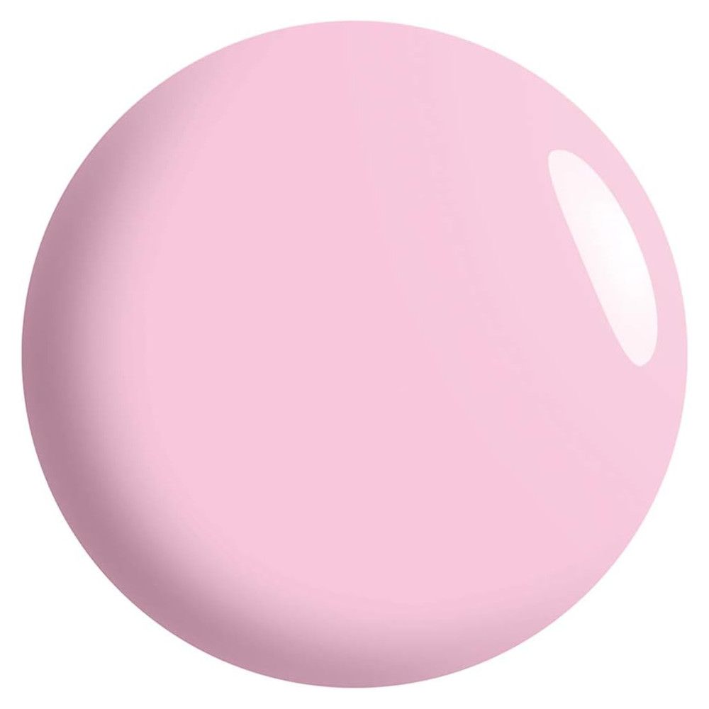 Rosa Nagellack-Tropfen. Glänzende Oberfläche. Runde Form.