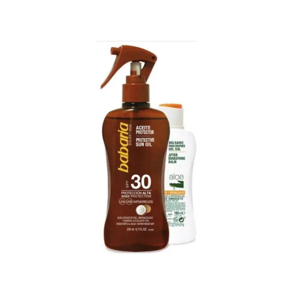 Babaria Sun Protective Sun Oil Spf30 Spray  Set 2 Artikel