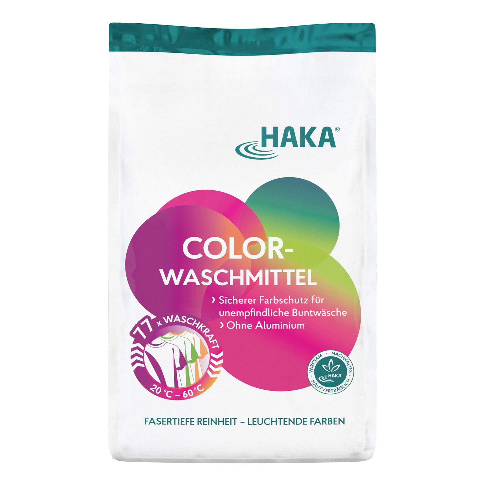 Haka Colorwaschmittel Pulver für bunte Textilien 3 kg
