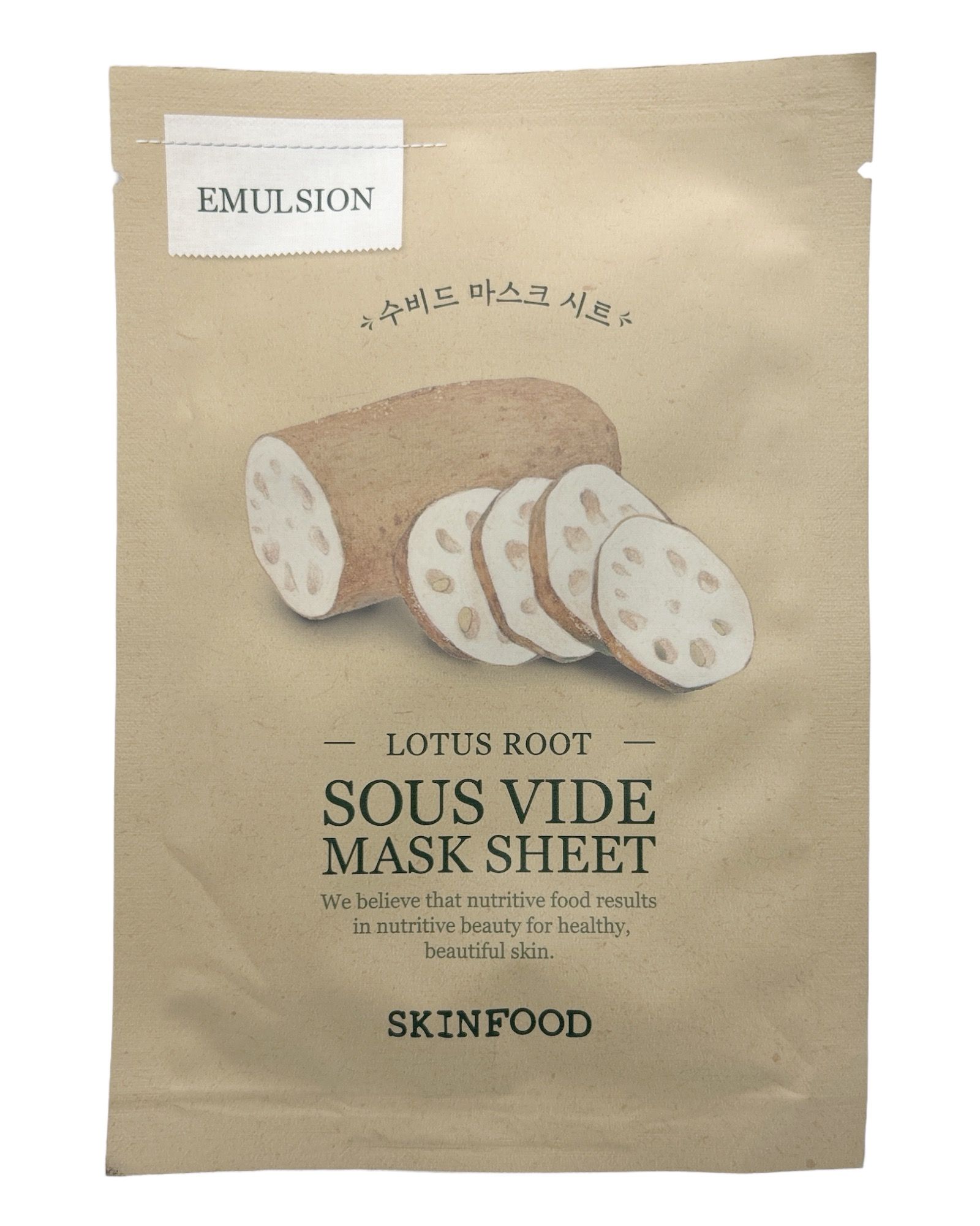 SKINFOOD Sous Vide Mask Sheet - Lotuswürzel