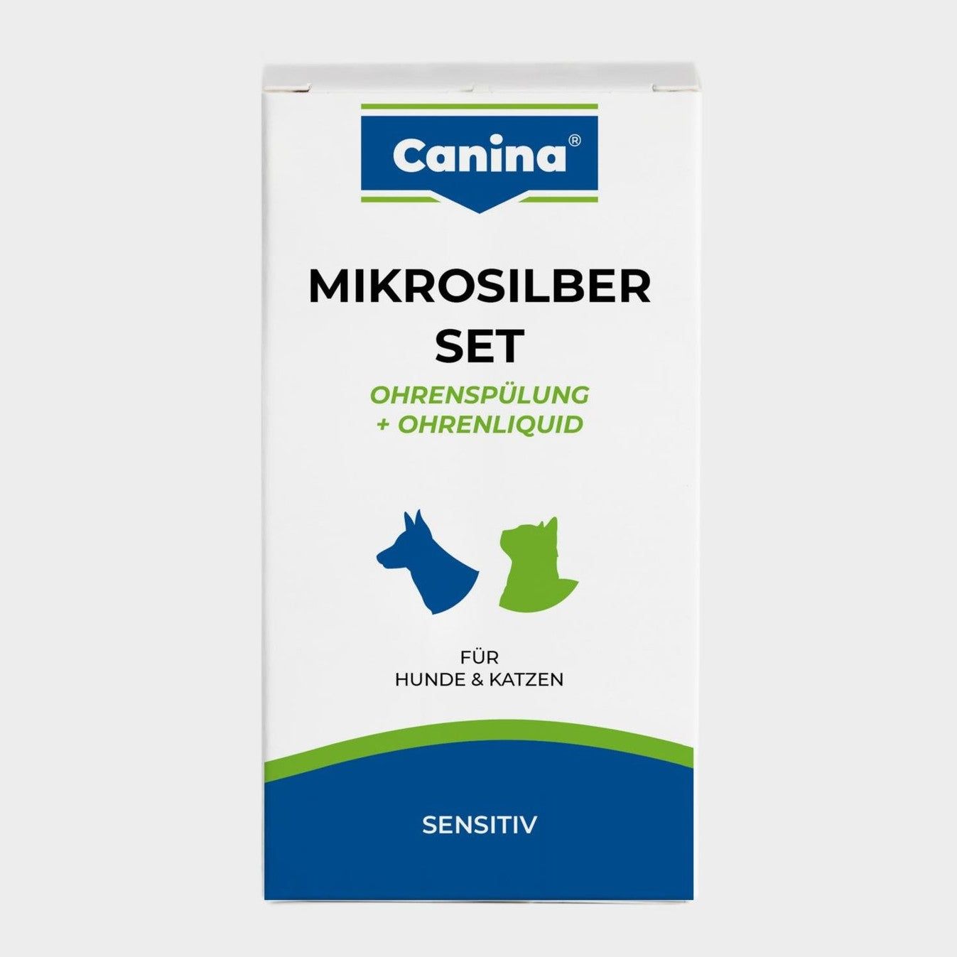 Canina Mikrosilber Ohrenspülung & Liquid Set 0,15 l