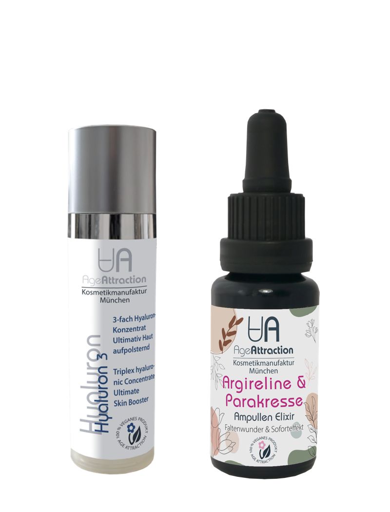 Age Attraction Hautstraffung: Hyaluron Serum 5-Stufen + Lifting Elixer 45 ml