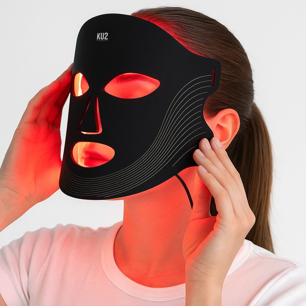 KU2 LED Rotlicht-Gesichtsmaske KU-RL12