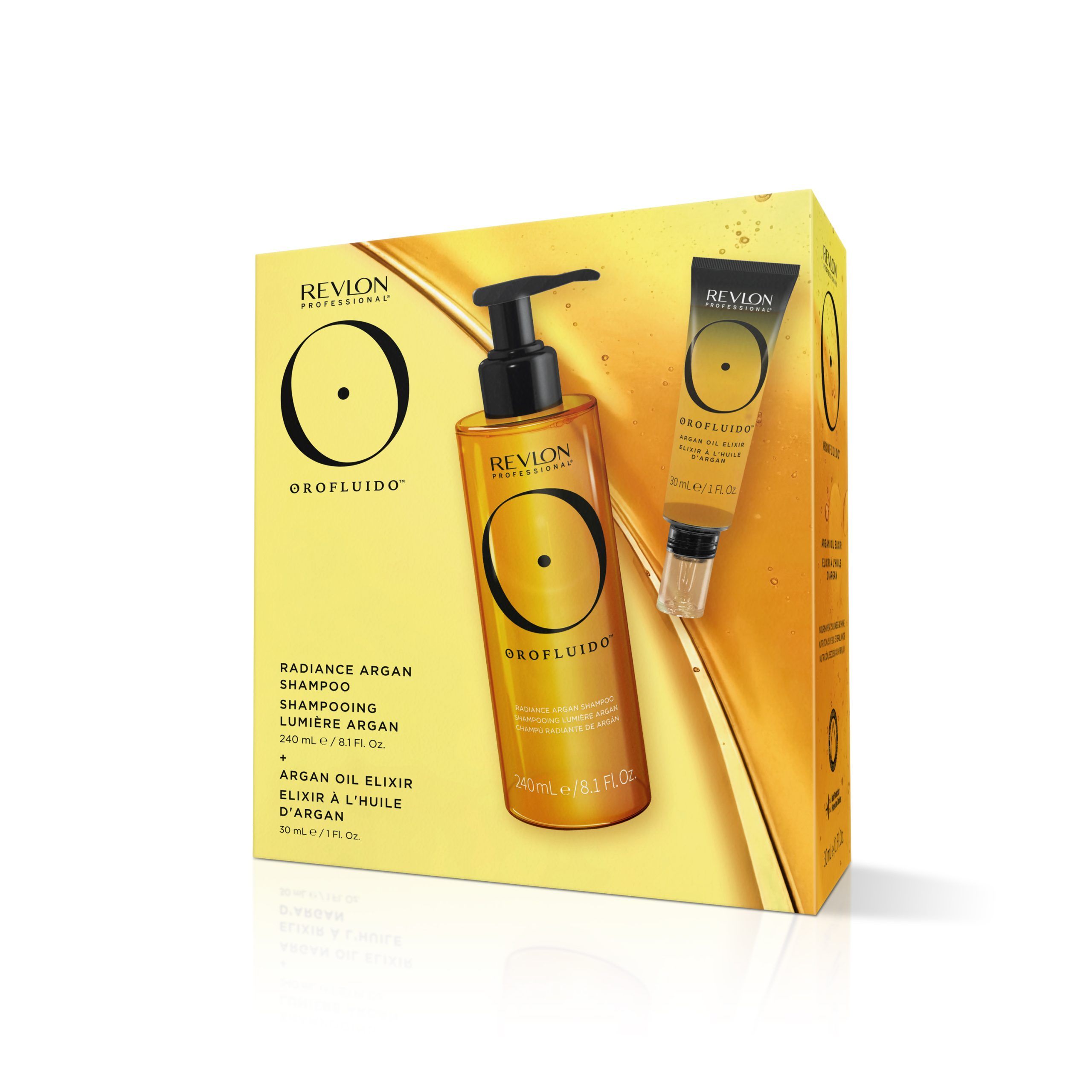 Revlon Orofluido Elixir + Shampoo Set