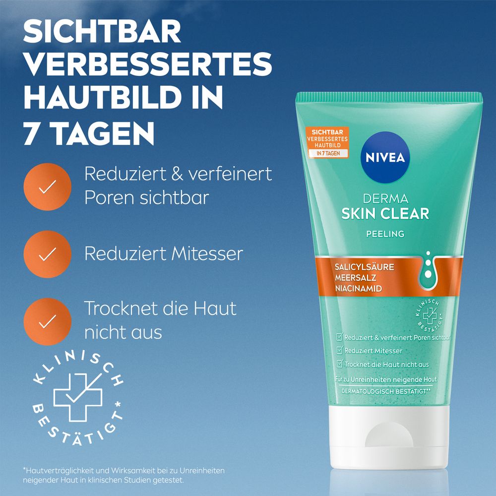 NIVEA Derma Skin Clear Routine Set zur Porenverfeinerung 4-teilig