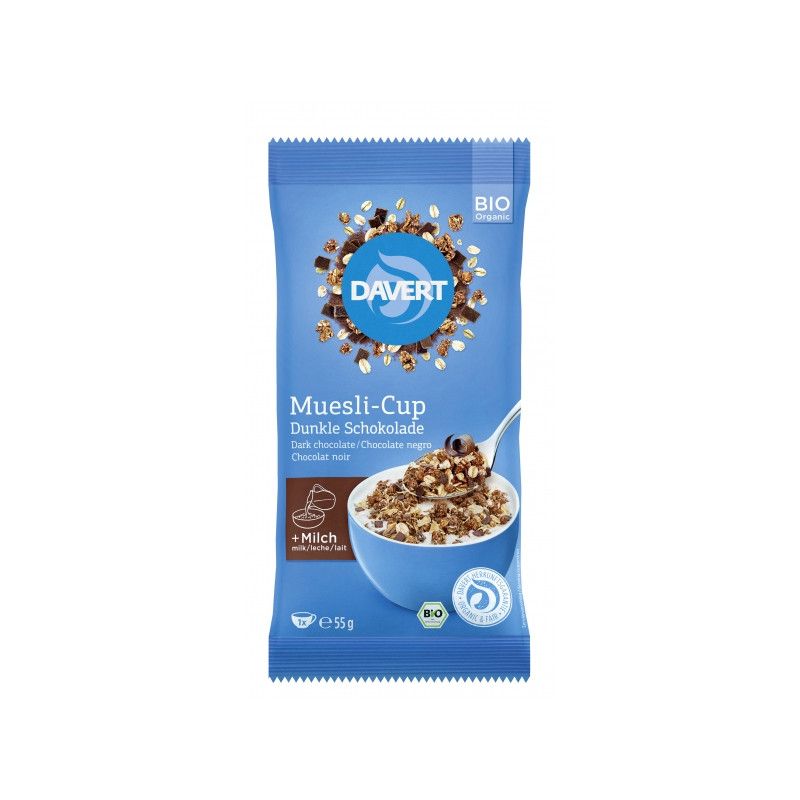 Davert - Muesli-Cup Dunkle Schoko