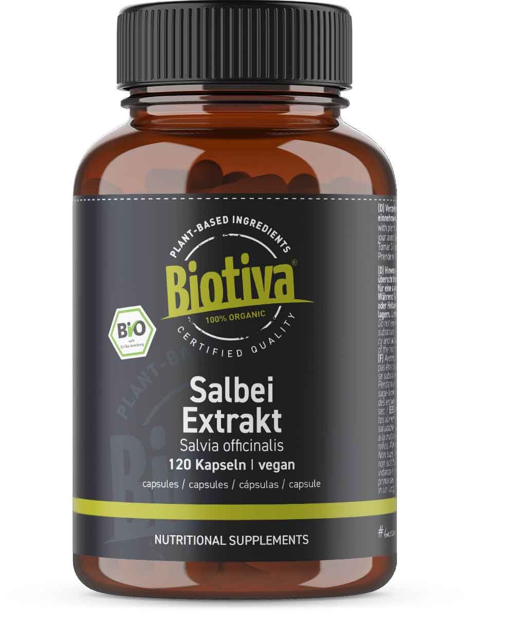 Biotiva Salbei Extrakt Kapseln Bio