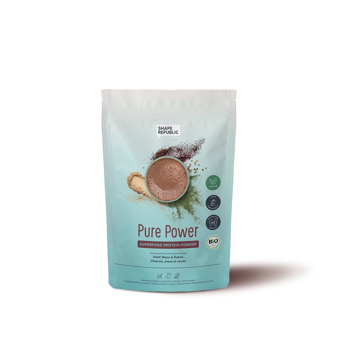 Shape Republic - Pure Power - Superfood Protein Powder