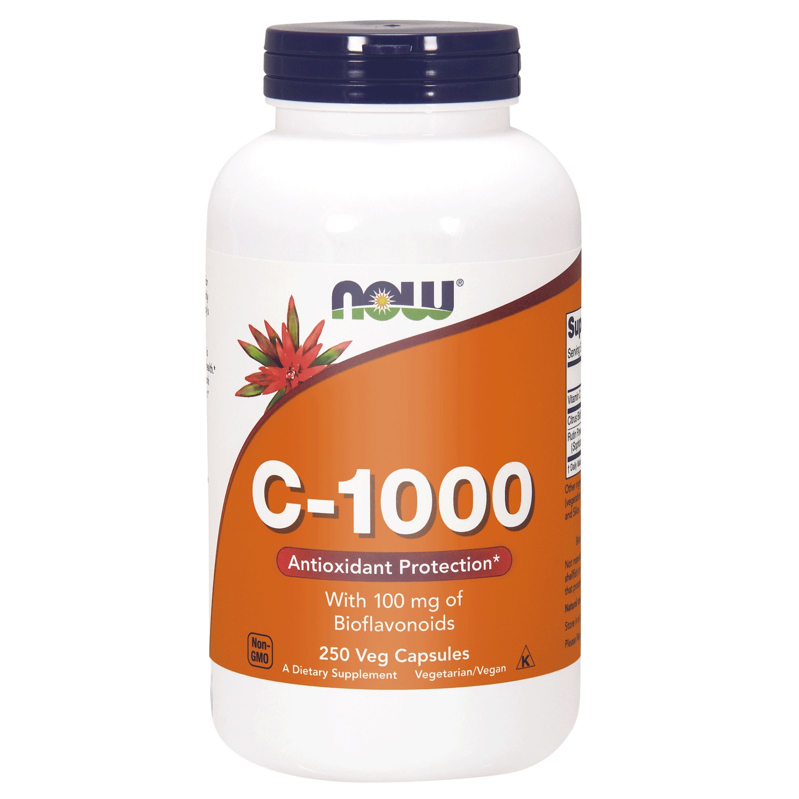 NOW Foods Vitamin C-1000 mit Bioflavonoiden 250 St Kapseln