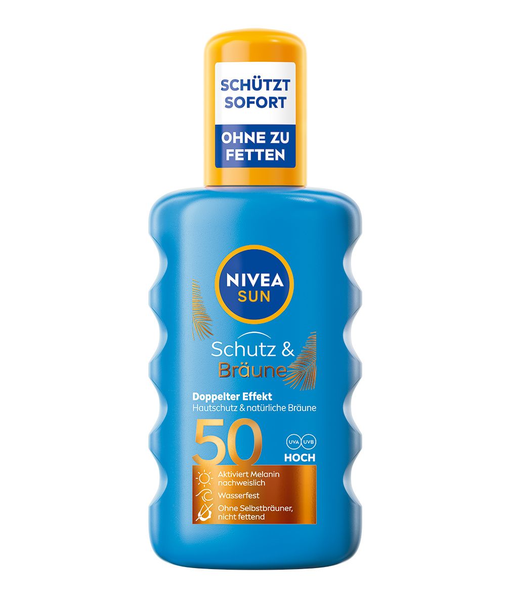 Nivea SUN Schutz & Bräune Sonnenspray LSF 50 200 ml Spray